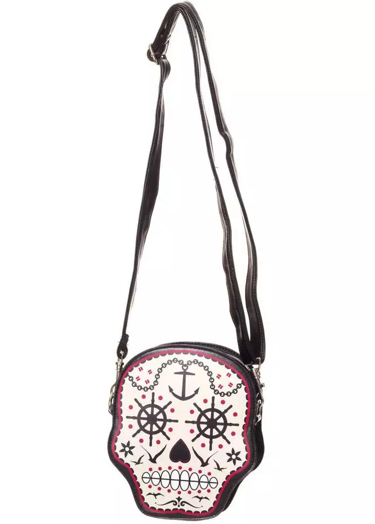 New In Banned Sailor Skull Bag Black 3 New In Banned Sailor Skull Bag Black