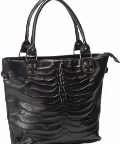 New In Banned Vespera Ribcage Bag Black