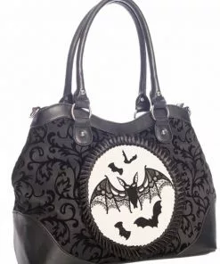 New In Banned Bats Nymph Bag Black