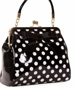 Banned American Polkadot 50's Bag Black