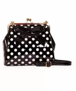 Banned American Polkadot 50's Bag Black 10 Banned American Polkadot 50's Bag Black