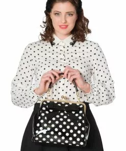 Banned American Polkadot 50's Bag Black