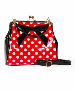 Banned American Polkadot 50's Bag Red 11 Banned American Polkadot 50's Bag Red