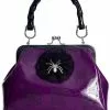 Banned Killian Spiderweb Handbag Purple New In 1 Banned Killian Spiderweb Handbag Purple New In