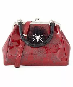 New In Banned Killian Spiderweb 50's Handbag Red 9 New In Banned Killian Spiderweb 50's Handbag Red