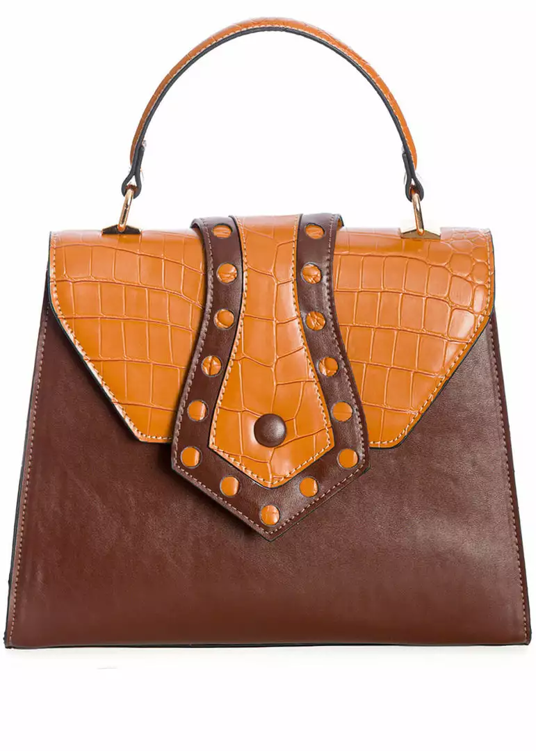 New In Banned Miss Molly Handbag Brown 3 New In Banned Miss Molly Handbag Brown