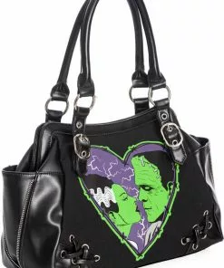 New In Banned Frankenstein And Bride Bag Black 7 New In Banned Frankenstein And Bride Bag Black