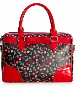 Banned Country Cherry 50's Handbag Black