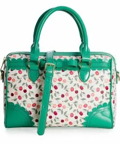 Banned Country Cherry 50's Handbag Green