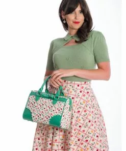 Banned Country Cherry 50's Handbag Green