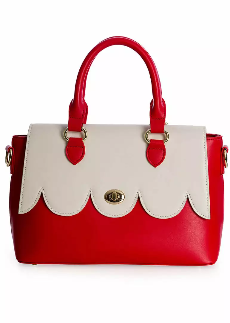Banned Coquille 40's Handbag Red 3 Banned Coquille 40's Handbag Red