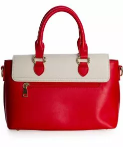 Banned Coquille 40's Handbag Red 9 Banned Coquille 40's Handbag Red
