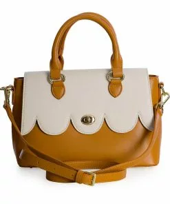 Banned Coquille 40's Handbag Brown New In