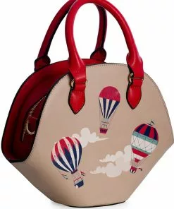 Banned Hot Air Balloon Vixen Globe Handbag Beige 11 Banned Hot Air Balloon Vixen Globe Handbag Beige