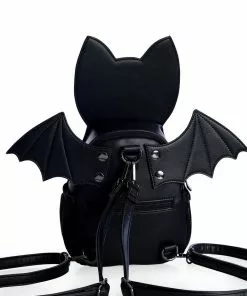 Banned Wendigo Cat Bat Backpack Black New In 11 Banned Wendigo Cat Bat Backpack Black New In
