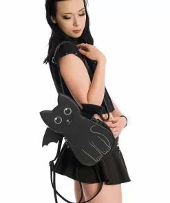 Banned Wendigo Cat Bat Backpack Black New In 10 Banned Wendigo Cat Bat Backpack Black New In