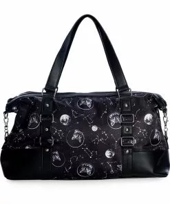 Banned Space Cat Gym Weekend Bag Black