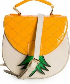 Banned Tropical Pinapple Bag White New In 10 Banned Tropical Pinapple Bag White New In