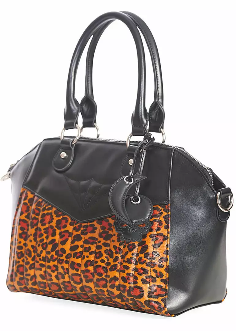Banned Another Lost Soul Handbag Leopard New In 4 Banned Another Lost Soul Handbag Leopard New In