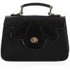 Banned Scalloped Handbag Black New In