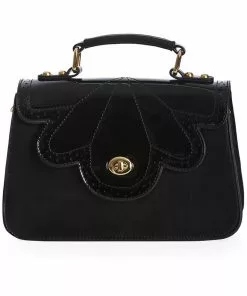 Banned Scalloped Handbag Black New In