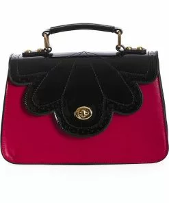 Banned Scalloped Handbag Red New In