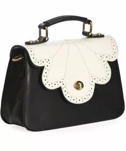 Banned Scalloped Handbag White New In 11 Banned Scalloped Handbag White New In