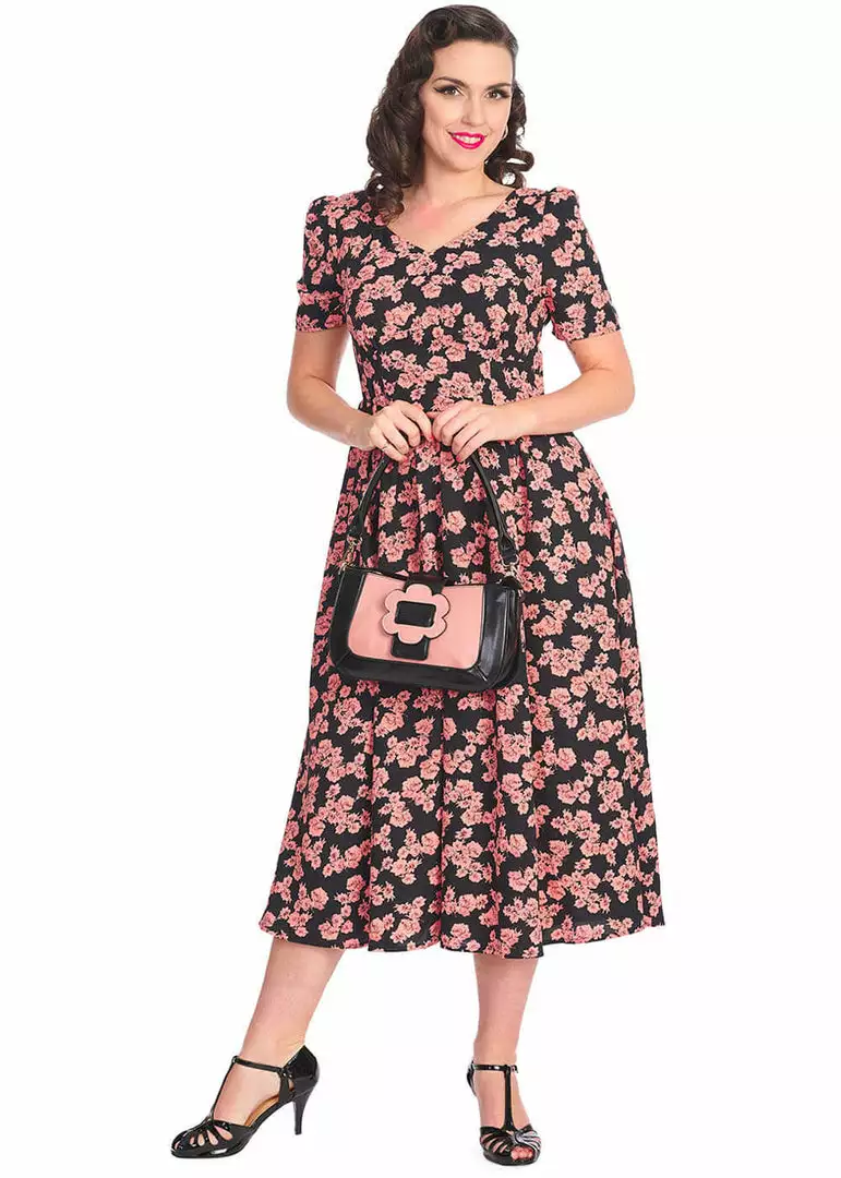 New In Banned Evening Primrose 60's Baguette Bag Pink 4 New In Banned Evening Primrose 60's Baguette Bag Pink