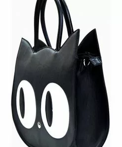 Banned Cat In The Bag Shoulder Bag Black