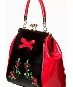 Banned Fantasy Handbag Black Red New In