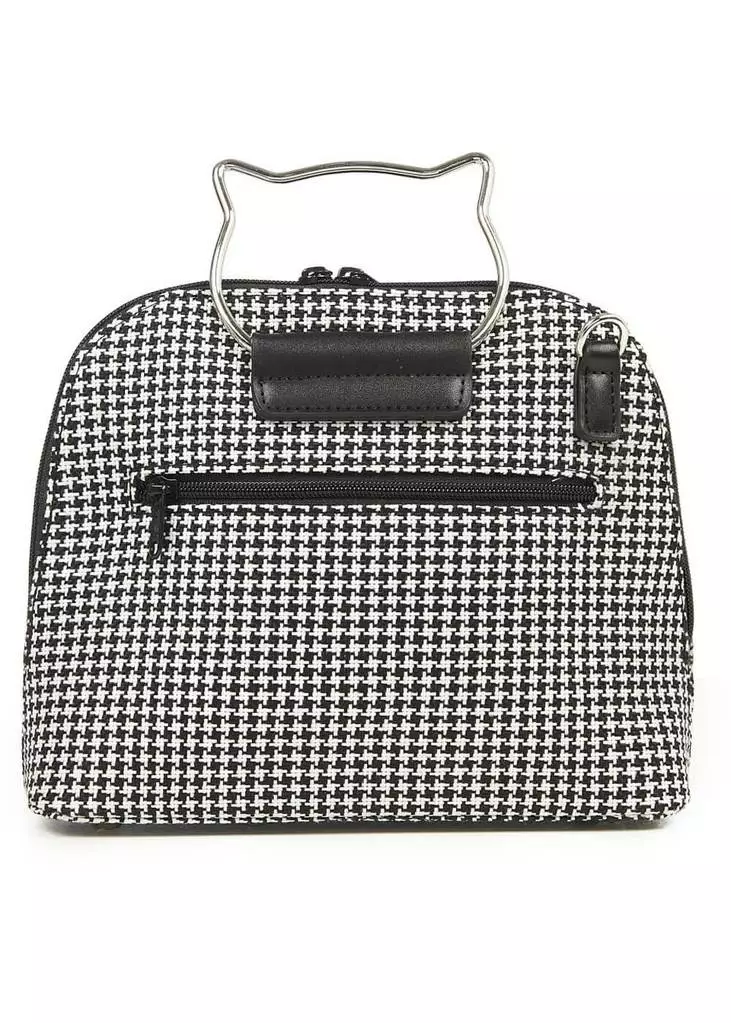 Banned Dixie Cat Bag Houndstooth Black New In 5 Banned Dixie Cat Bag Houndstooth Black New In