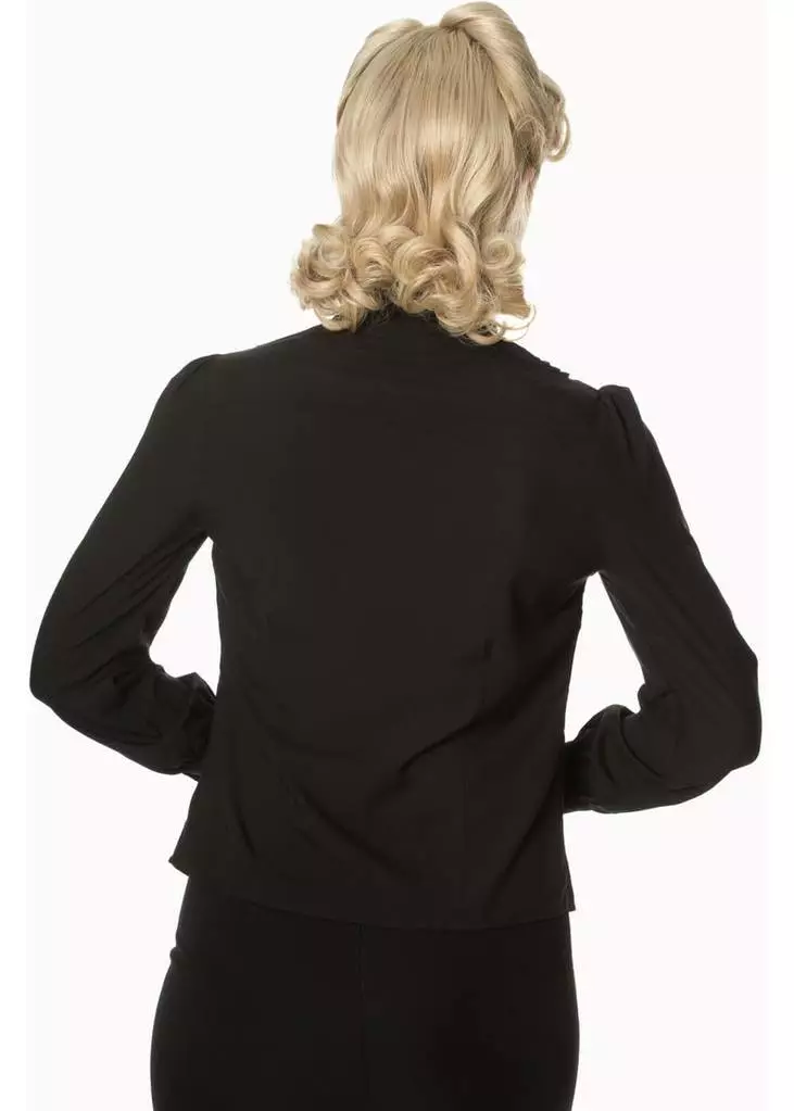 Banned Sent With Love 40's Blouse Black New In 5 Banned Sent With Love 40's Blouse Black New In
