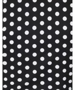 Banned Polkadot 50's Knotted Blouse Black 9 Banned Polkadot 50's Knotted Blouse Black