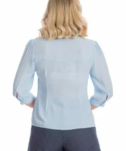 Banned Bunny Hop 40's Blouse Blue New In 8 Banned Bunny Hop 40's Blouse Blue New In