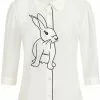 Banned Bunny Hop 40's Blouse White New In 1 Banned Bunny Hop 40's Blouse White New In