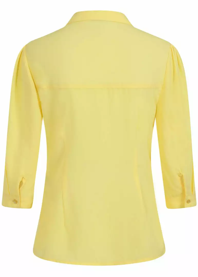 New In Banned Bunny Hop 40's Blouse Yellow 5 New In Banned Bunny Hop 40's Blouse Yellow