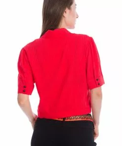 Banned Good Vs. Bad Voice Devil Blouse Red New In