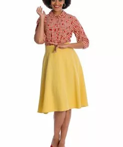 Banned Cherry Amore 40's Blouse Red New In