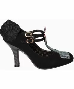 Banned Stella Starlight Mermaid Pumps Zwart