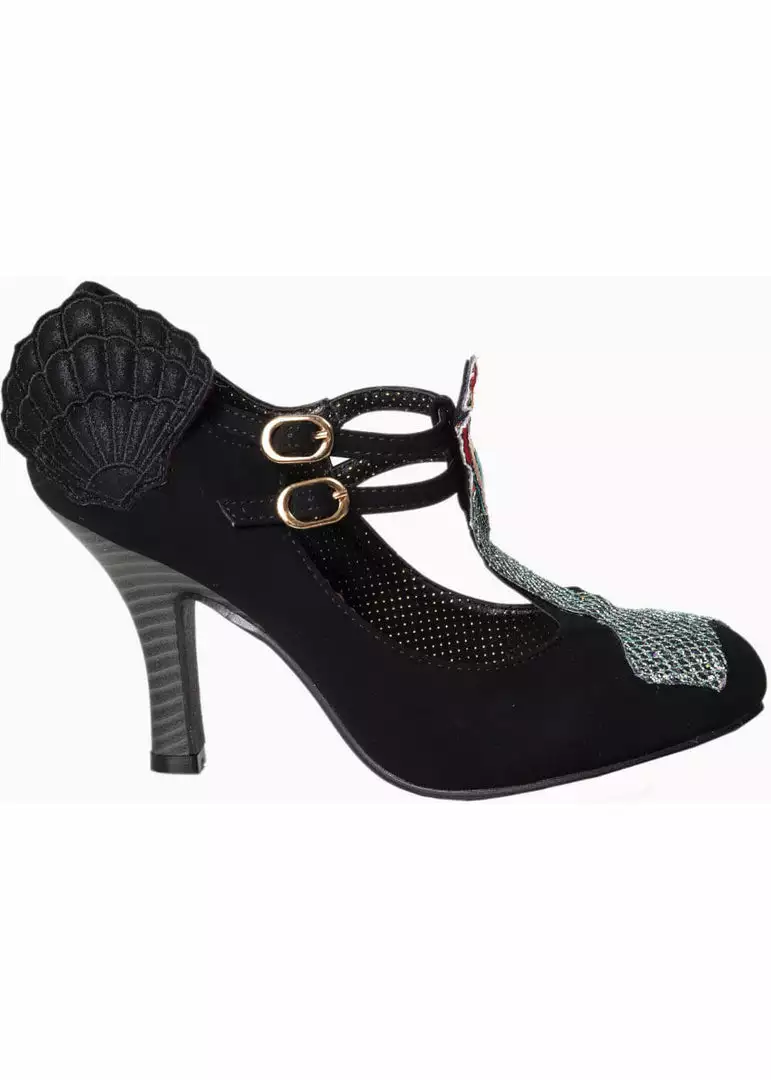Banned Stella Starlight Mermaid Pumps Zwart 4 Banned Stella Starlight Mermaid Pumps Zwart