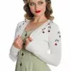 Banned Summer Berry Cherry 50's Bolero Ivory 2 Banned Summer Berry Cherry 50's Bolero Ivory