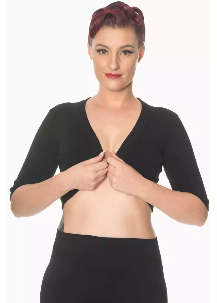 New In Banned Hudson Bolero Black 4 New In Banned Hudson Bolero Black