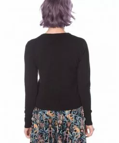 Banned Liberty Dragons 50's Cardigan Black New In 9 Banned Liberty Dragons 50's Cardigan Black New In