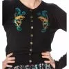 Banned Liberty Dragons 50's Cardigan Black New In