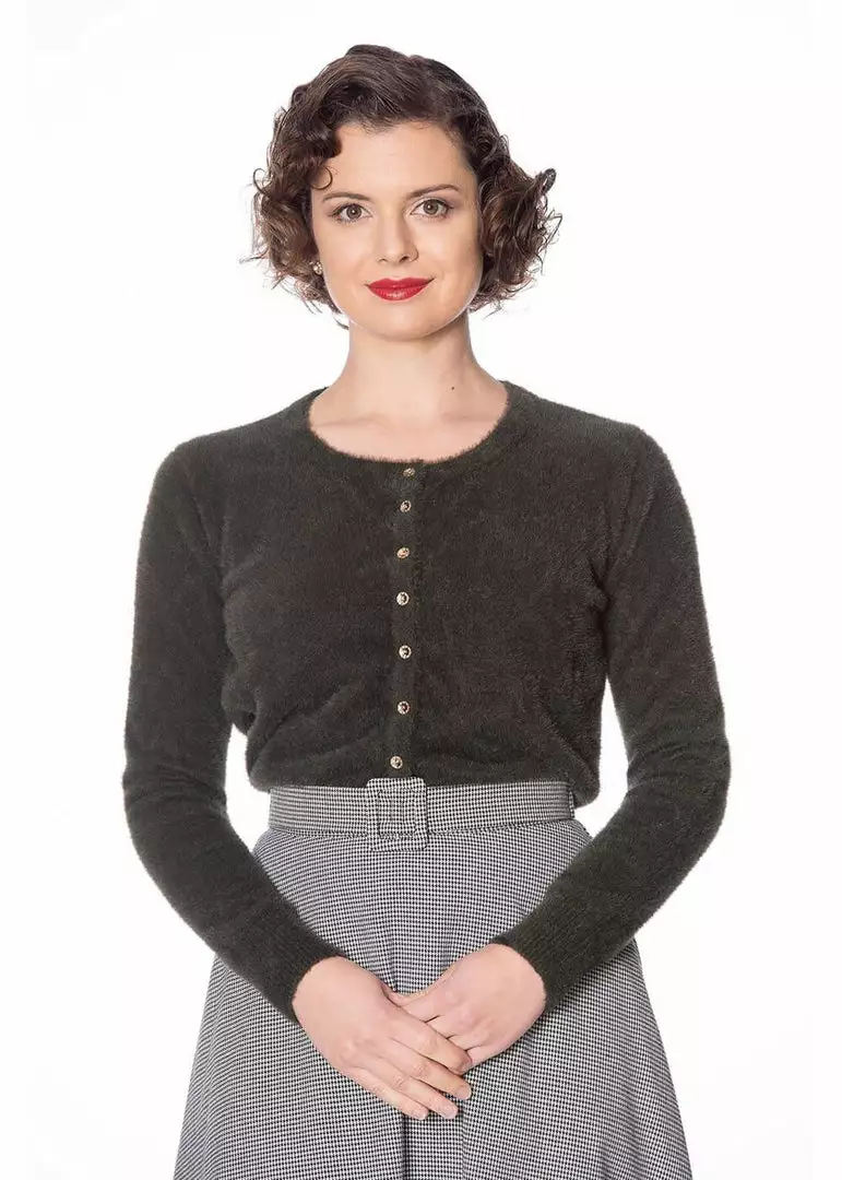 Banned Cosy Knit 50's Top Green New In 5 Banned Cosy Knit 50's Top Green New In