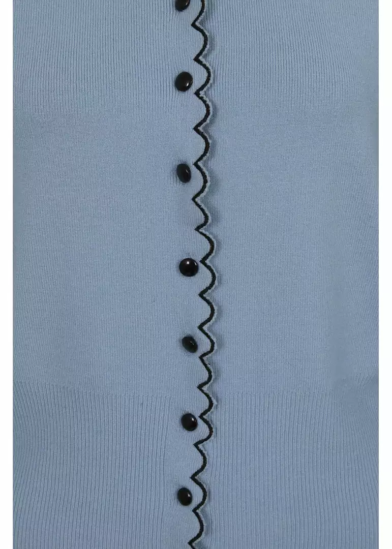 Banned Bunny Hop 40's Cardigan Blue New In 5 Banned Bunny Hop 40's Cardigan Blue New In