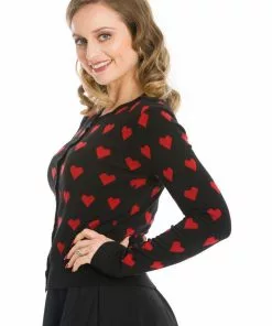 Banned True Love 50's Cardigan Black