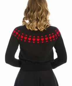 Banned Love Wins 50's Cardigan Black