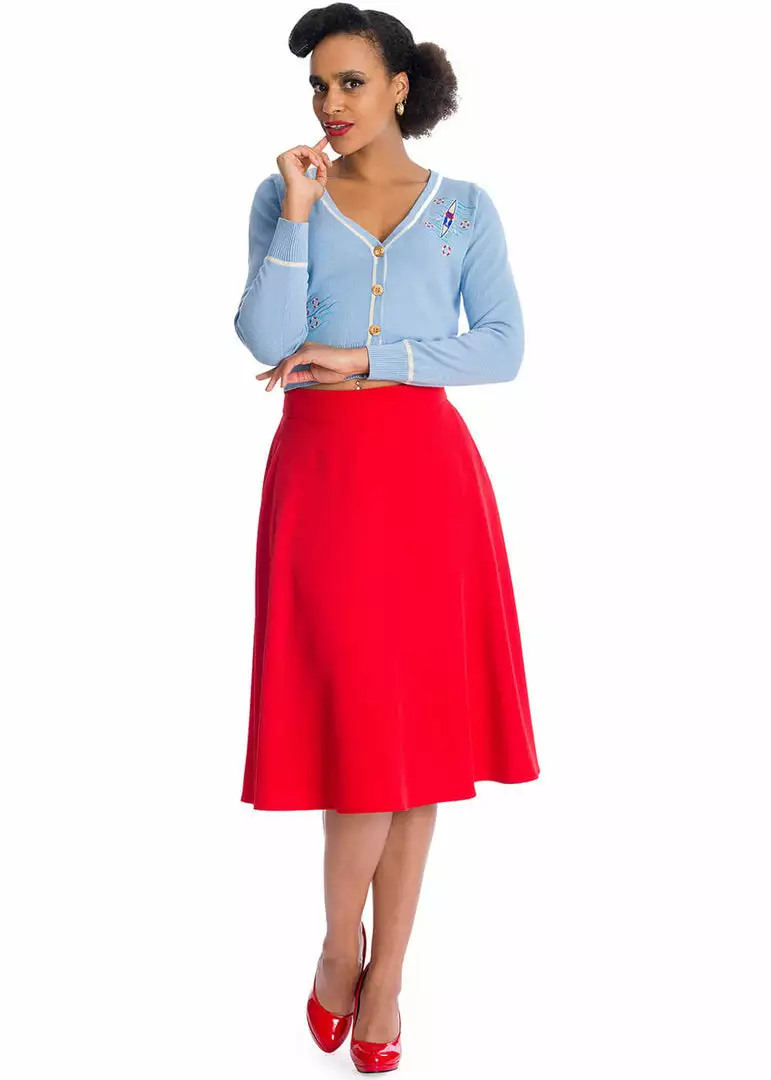 Banned Regatta Boat Cardigan Blue New In 7 Banned Regatta Boat Cardigan Blue New In