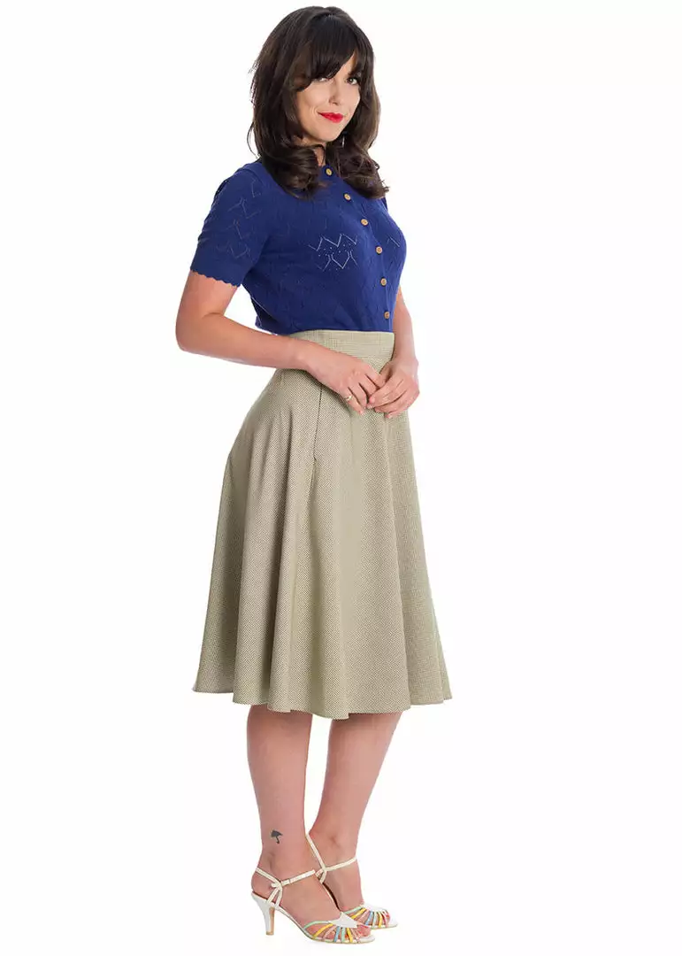 New In Banned Summer Scallop 40's Cardigan Navy Blue 8 New In Banned Summer Scallop 40's Cardigan Navy Blue